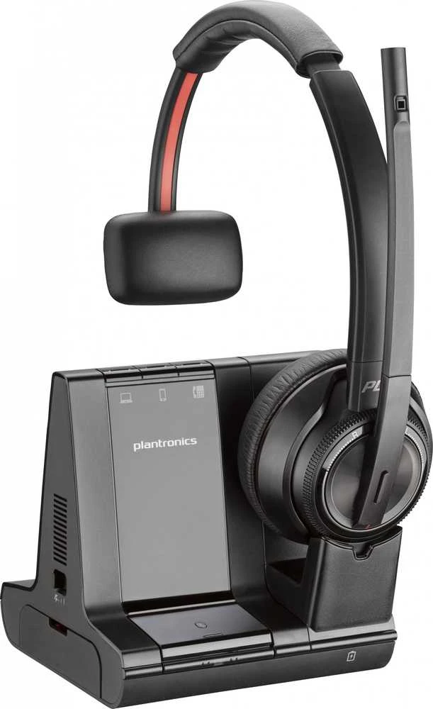Hewlett Packard (HP) Poly Savi 8210 UC DECT 1880–1900 MHz USB-A ausinės