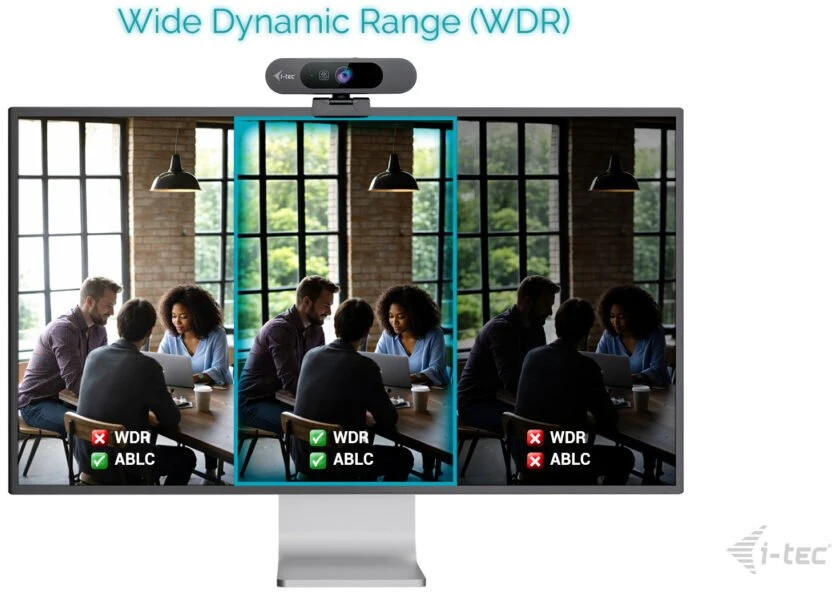 I-tec SOLOMON PRO 900 4K internetinė kamera su AI ir automatiniu fokusavimu bei WDR funkcija