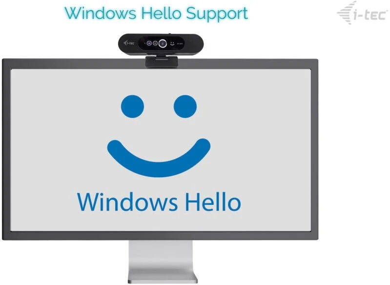 „I-tec SOLOMON WH200 2K“ internetinė kamera su „Windows Hello“ funkcija