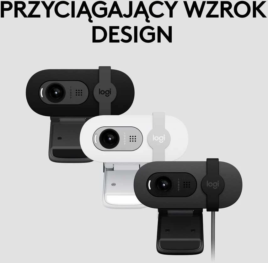 Internetinė kamera Logitech BRIO 100, grafito spalvos