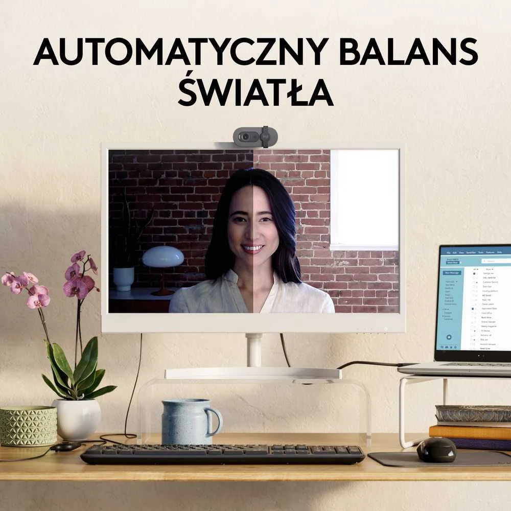 Internetinė kamera Logitech BRIO 100, grafito spalvos