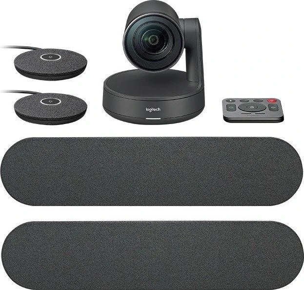 LOGITECH RALLY WEBCAM - BOLIDE - IN-HOUSE/EMS - EMEA - Juodas - BUSINESS - USB - EU