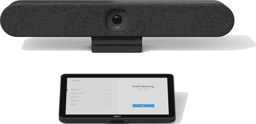 Internetinė kamera Logitech RALLY BAR HUDDLE + TAP IP BUNDLE Grafitowy (991-000480)