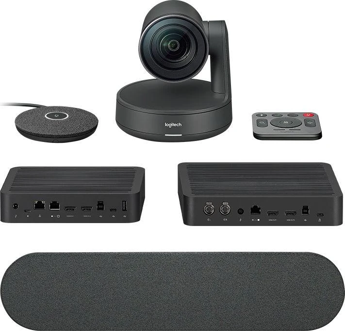 LOGITECH RALLY WEBCAM - BOLIDE - IN-HOUSE/EMS - EMEA - Juodas - BUSINESS - USB - EU