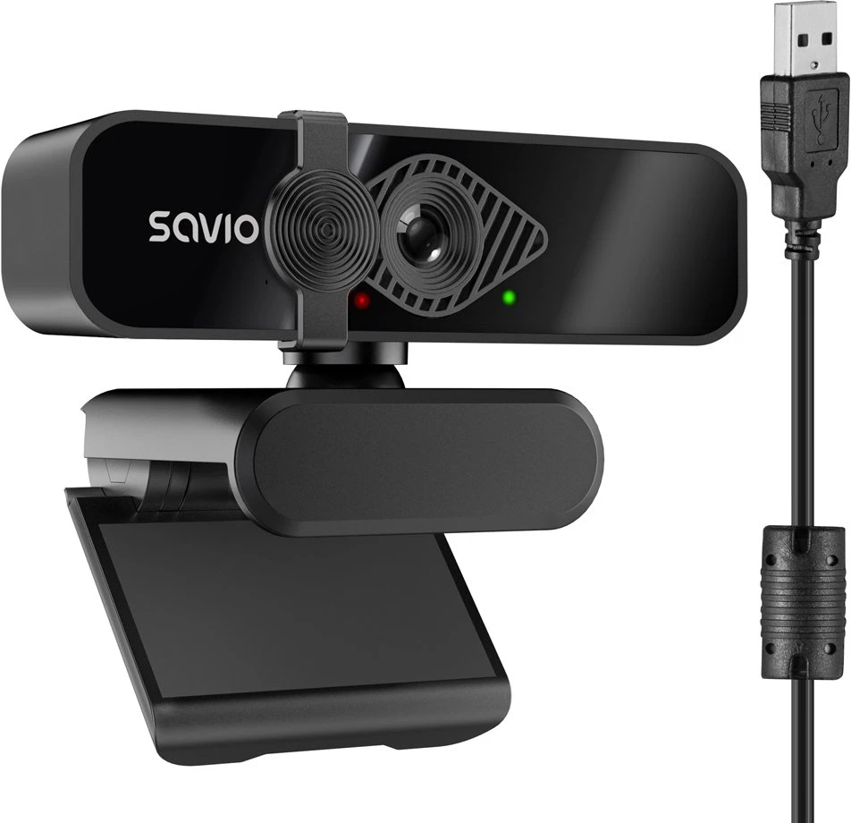 Savio CAK-06 webcam 3840 x 2160 pikselių USB Juodas