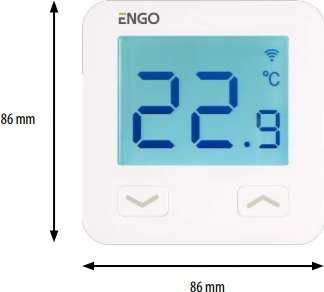 Internetinis temperatūros reguliatorius, WI-FI, 230V, Balta