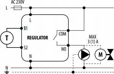 Engo Wi-Fi temperatūras regulators E10-B, 230V, juodas