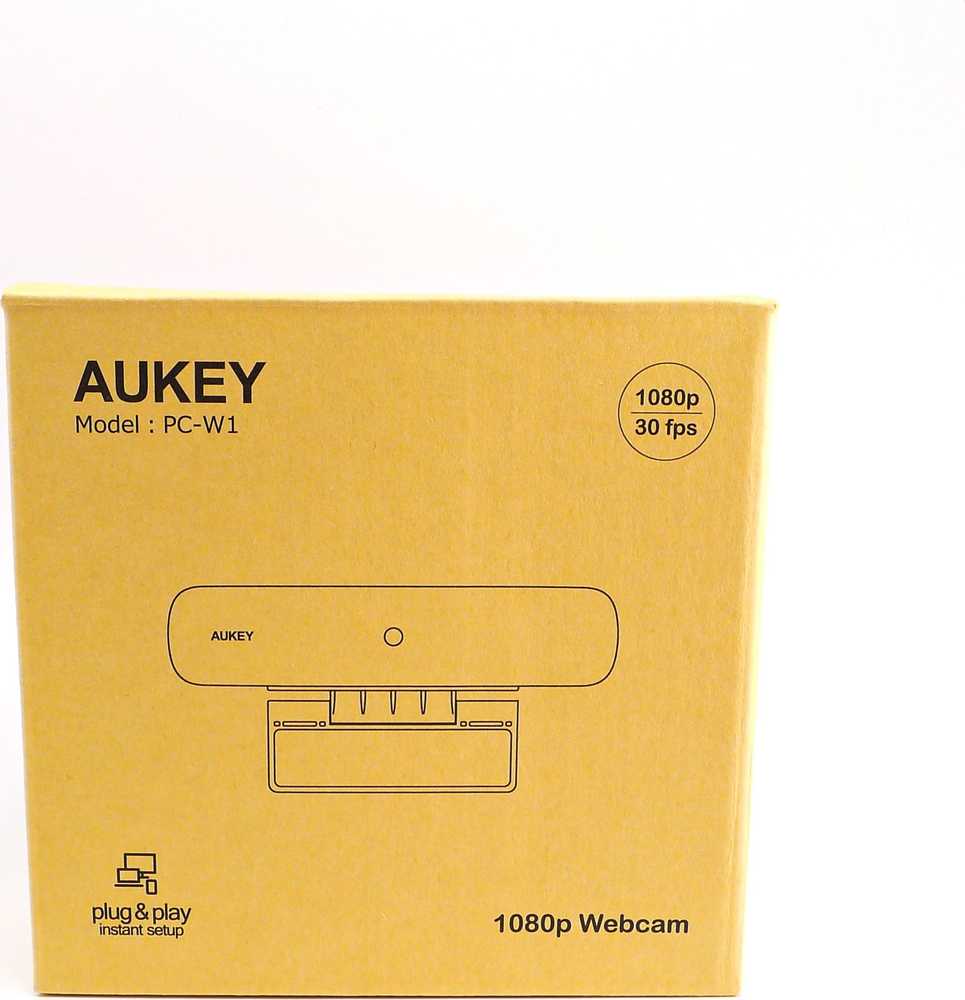 Internetinė kamera Aukey PCW1, Full HD Juoda