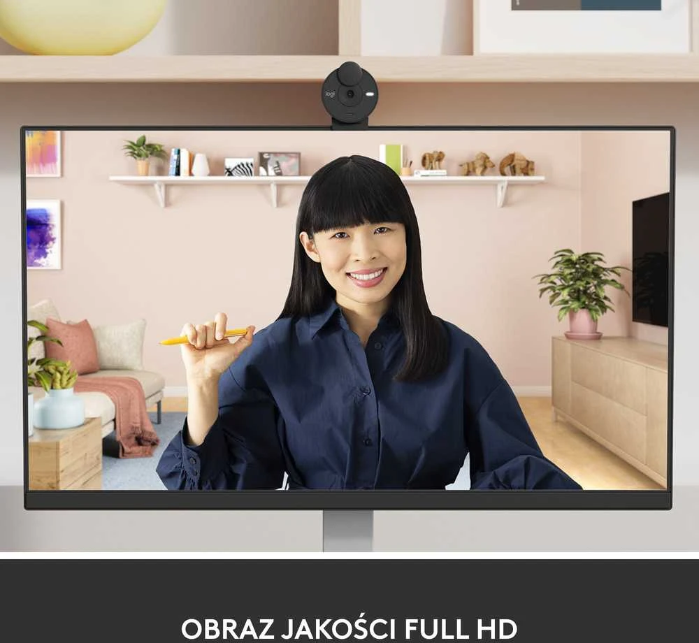 LOGITECH BRIO 305 žiniatinklio kamera, spalvota 2 MP 1920 x 1080 720p 1080p garso USB-C