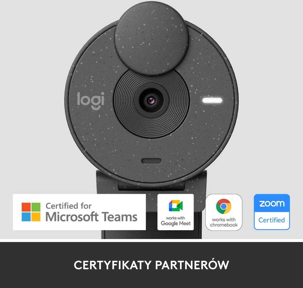 LOGITECH BRIO 305 žiniatinklio kamera, spalvota 2 MP 1920 x 1080 720p 1080p garso USB-C