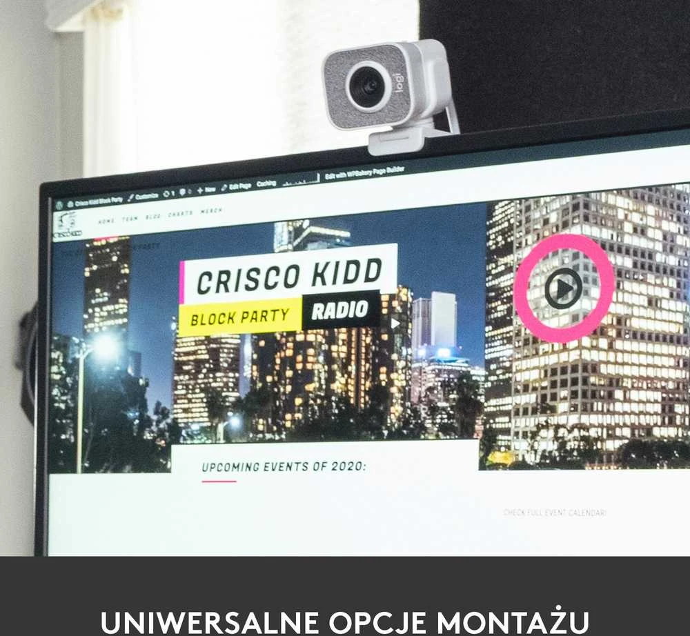 Internetinė kamera Logitech StreamCam, Baltos spalvos