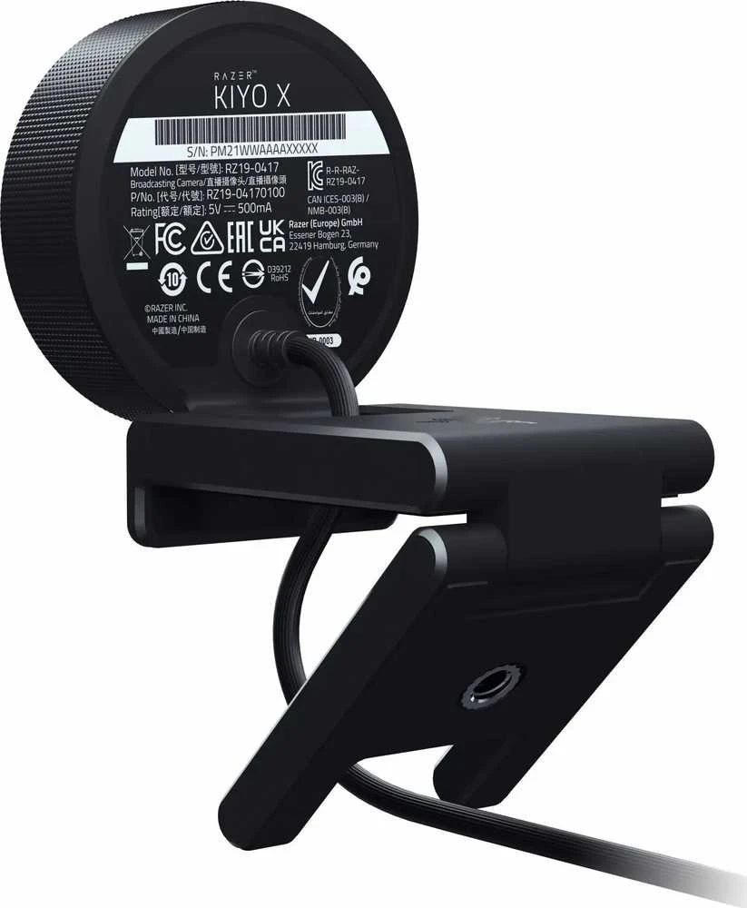 Internetinė kamera Razer Kiyo X Webcam/ FHD (1920 x 1080)/ 2.1 Megapixel