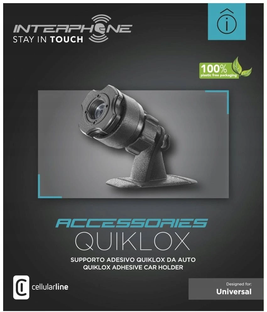 Interphone Quiklox – Laikiklis samoprzylepny