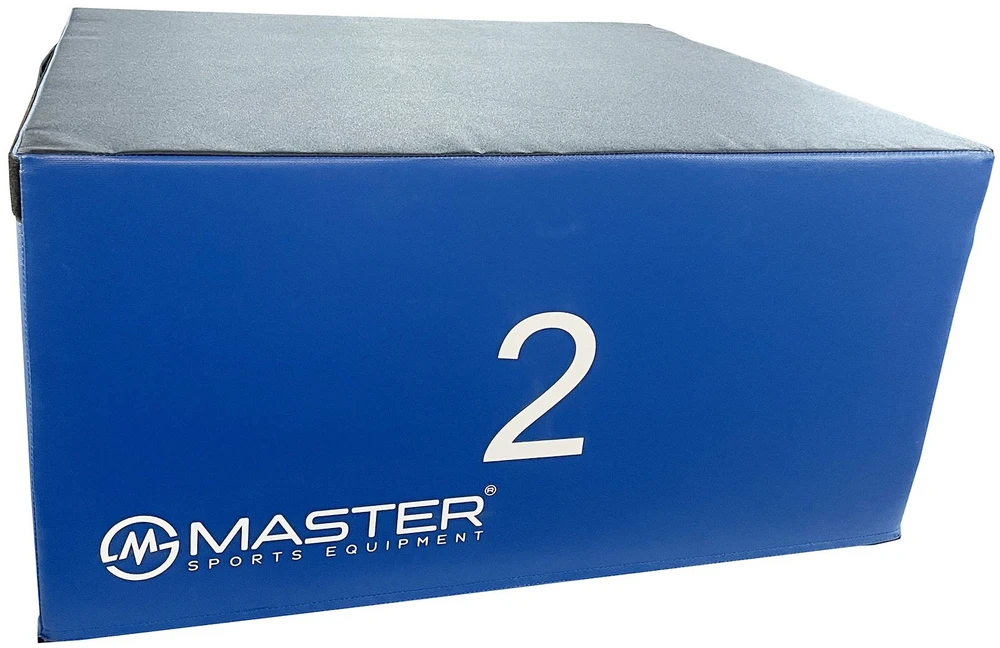 Interplastic Plyometrinė treniruočių dėžė MASTER Soft - 90 x 75 x 45 cm (8592833012227)