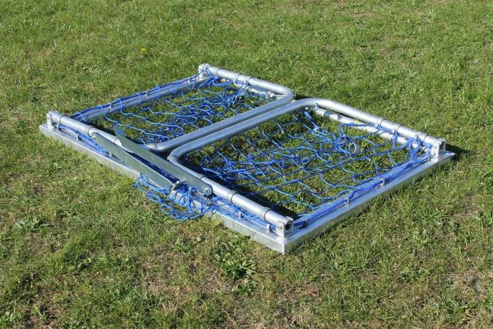 Interplastic Tarpplastikiniai futbolo vartai, 120 x 80 cm, sulankstomi (00693)