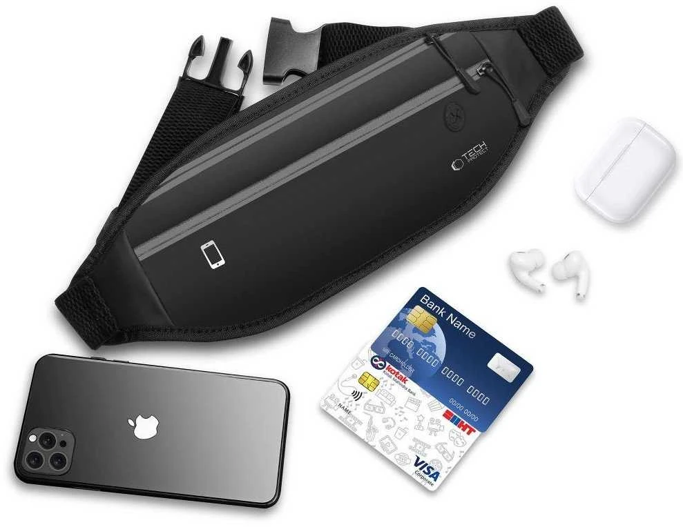 Tech-Protect M7 Atsparus vandeniui Pouch - Juodas
