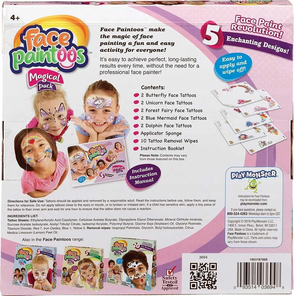 Interplay Entertainment FACE PAINTOOS Magical Pack, 6 vnt