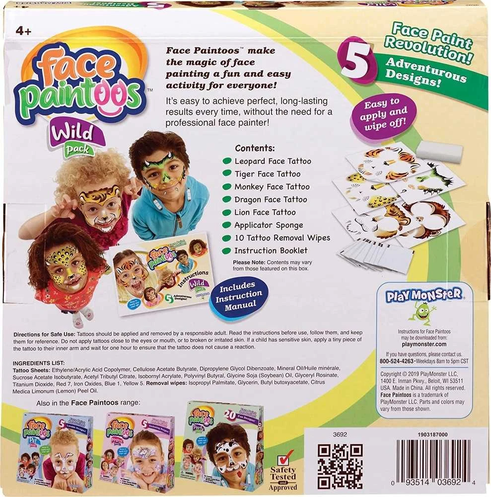 Interplay Entertainment FACE PAINTOOS Magical Pack, 6 vnt