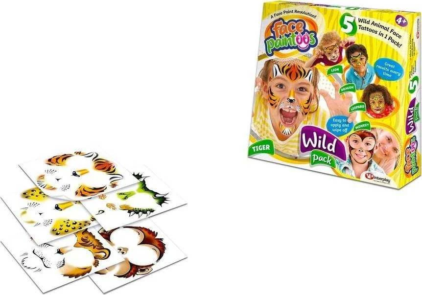 Interplay Entertainment FACE PAINTOOS Wild Pack, 6 vnt