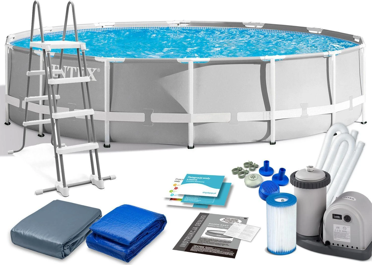 INTEX karkasinis baseinas PRISM FRAME POOL 26732NP 549x122cm