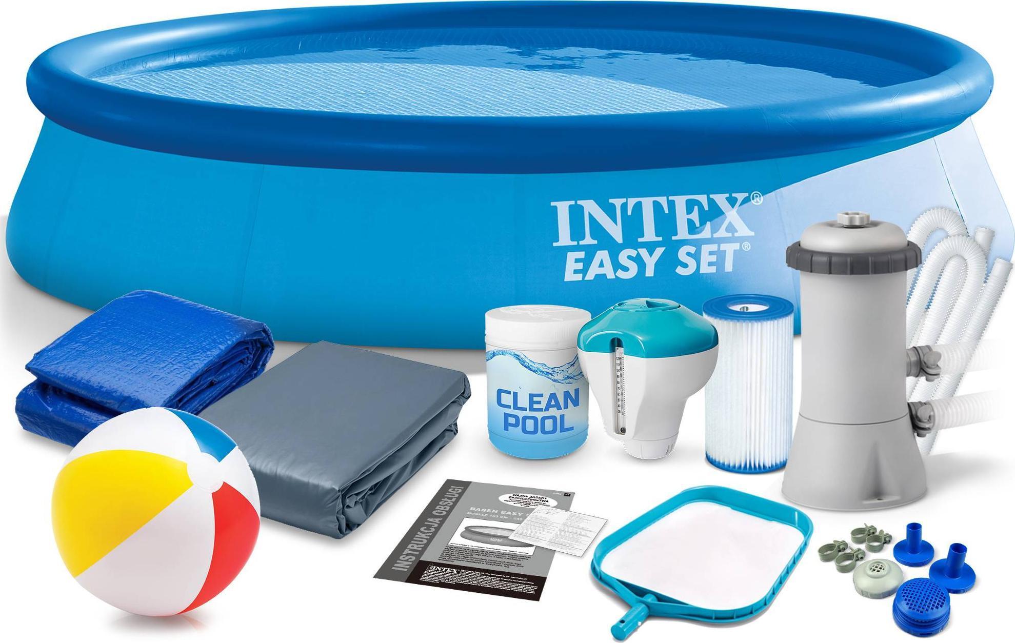 INTEX pripučiamas lauko baseinas 366 x 76 cm, 15 viename, modelis 28132