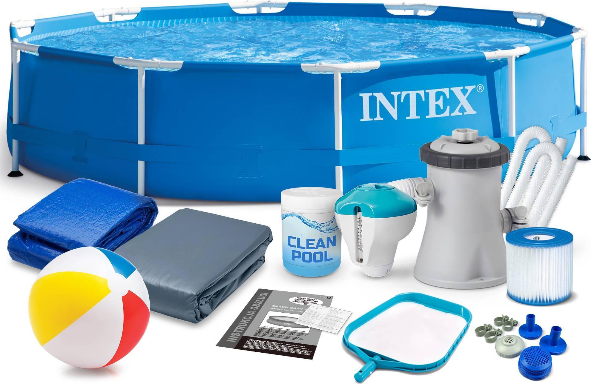 INTEX 28202 lauko baseinas su rėmu 305 x 76 cm 15in1