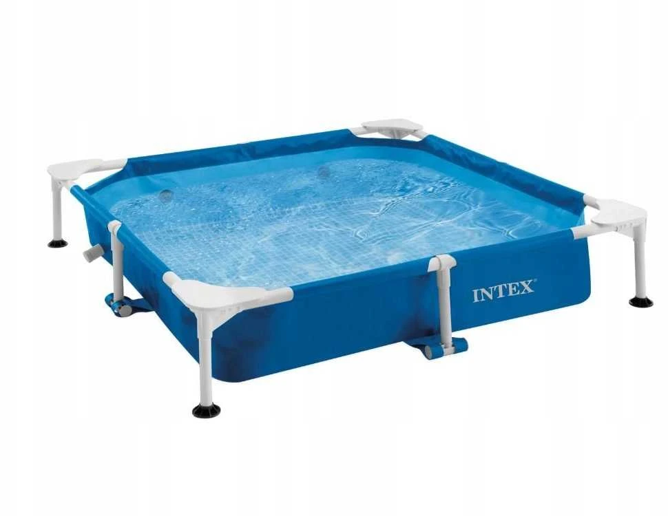 Intex šuniui karkasinis kvadratinis baseinas su pompa 48402NP