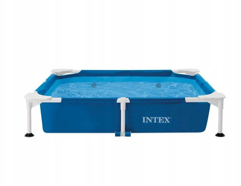 Intex šuniui karkasinis kvadratinis baseinas su pompa 48402NP