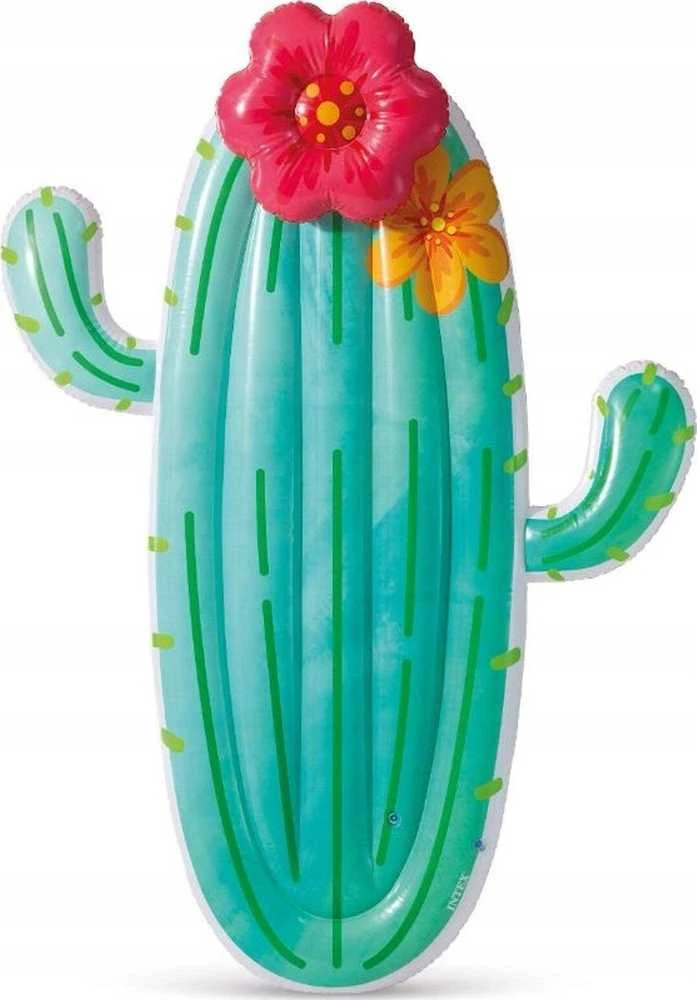 Pripučiamas plaustas Intex Cactus, įvairių spalvų, 185x140cm