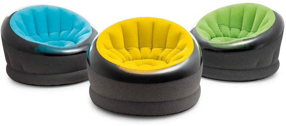 INX Intex 68582NP pripučiamas fotelis Vienvietis fotelis Įvairių spalvų