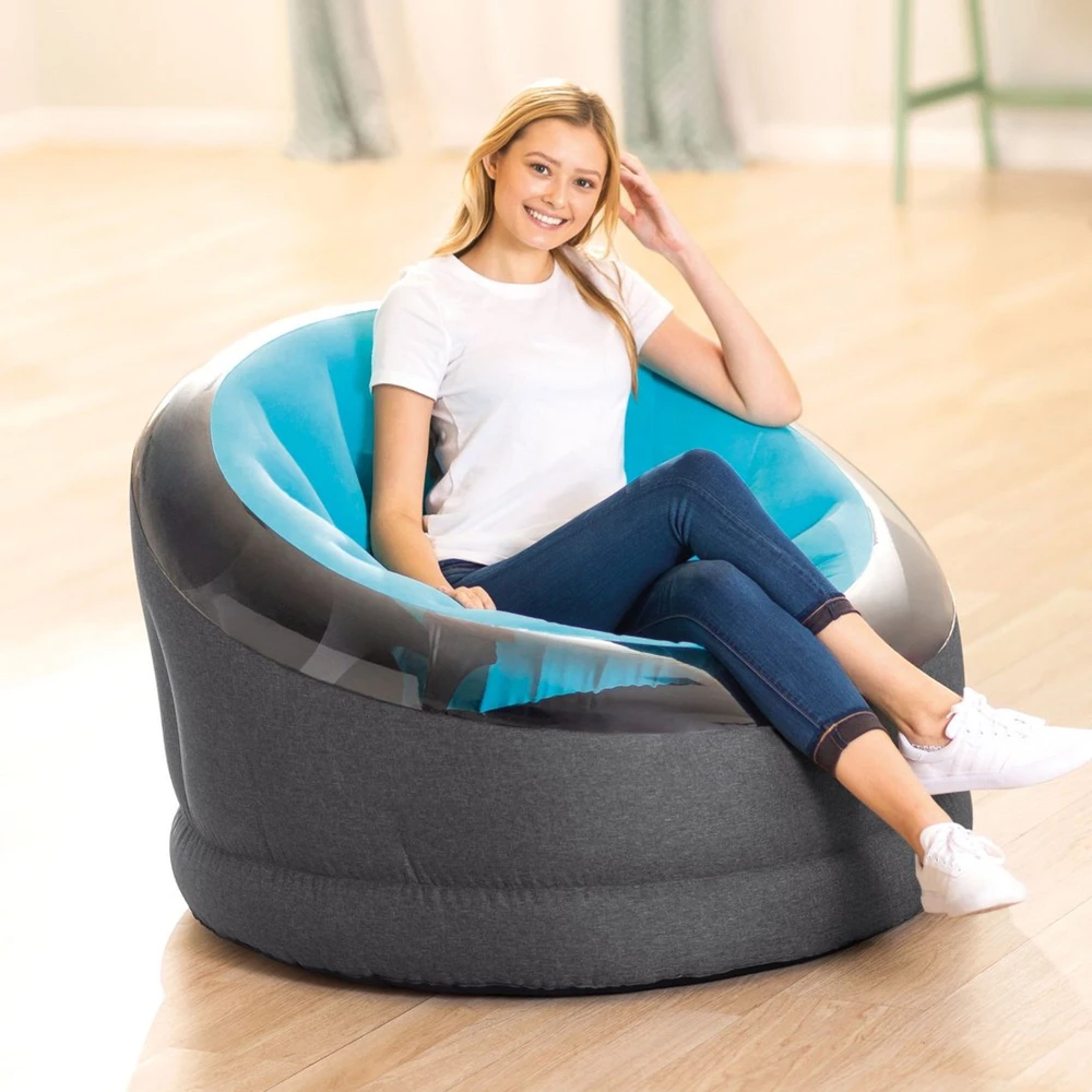 INX Intex 68582NP pripučiamas fotelis Vienvietis fotelis Įvairių spalvų