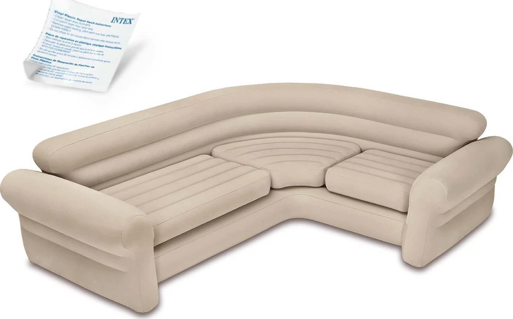 Intex pripučiama kampinė sofa, 257x203x76 cm 68575NP