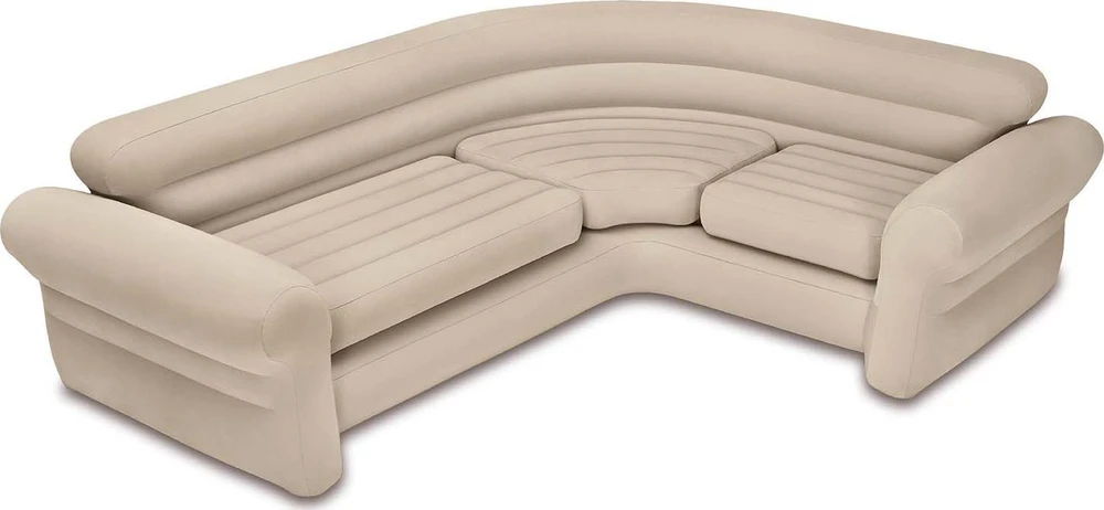 Intex pripučiama kampinė sofa, 257x203x76 cm 68575NP