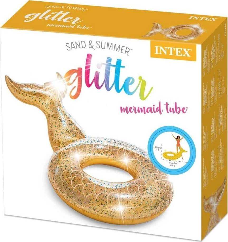 Plaukimo ratas Mermaid Tail Intex, 175 X 119 cm