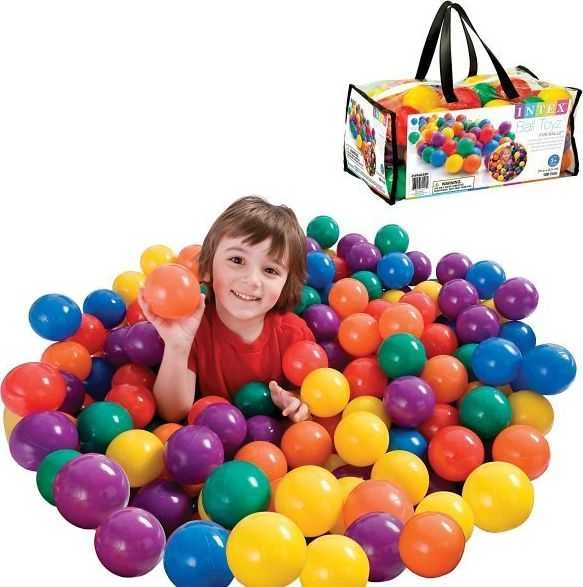 Intex Small Fun Balls, nešiojimo krepšys 100 vnt