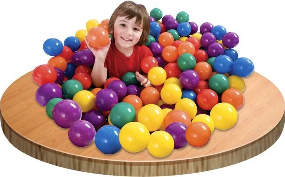 Amo Toys Intex Small Fun Balls PE, PVC, krepšys, 100 vnt, 8 cm