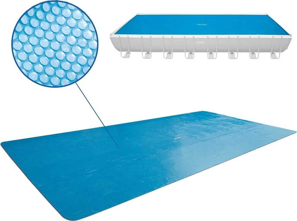 Intex Baseino uždangalas, mėlynas, 960x466cm, polietilenas
