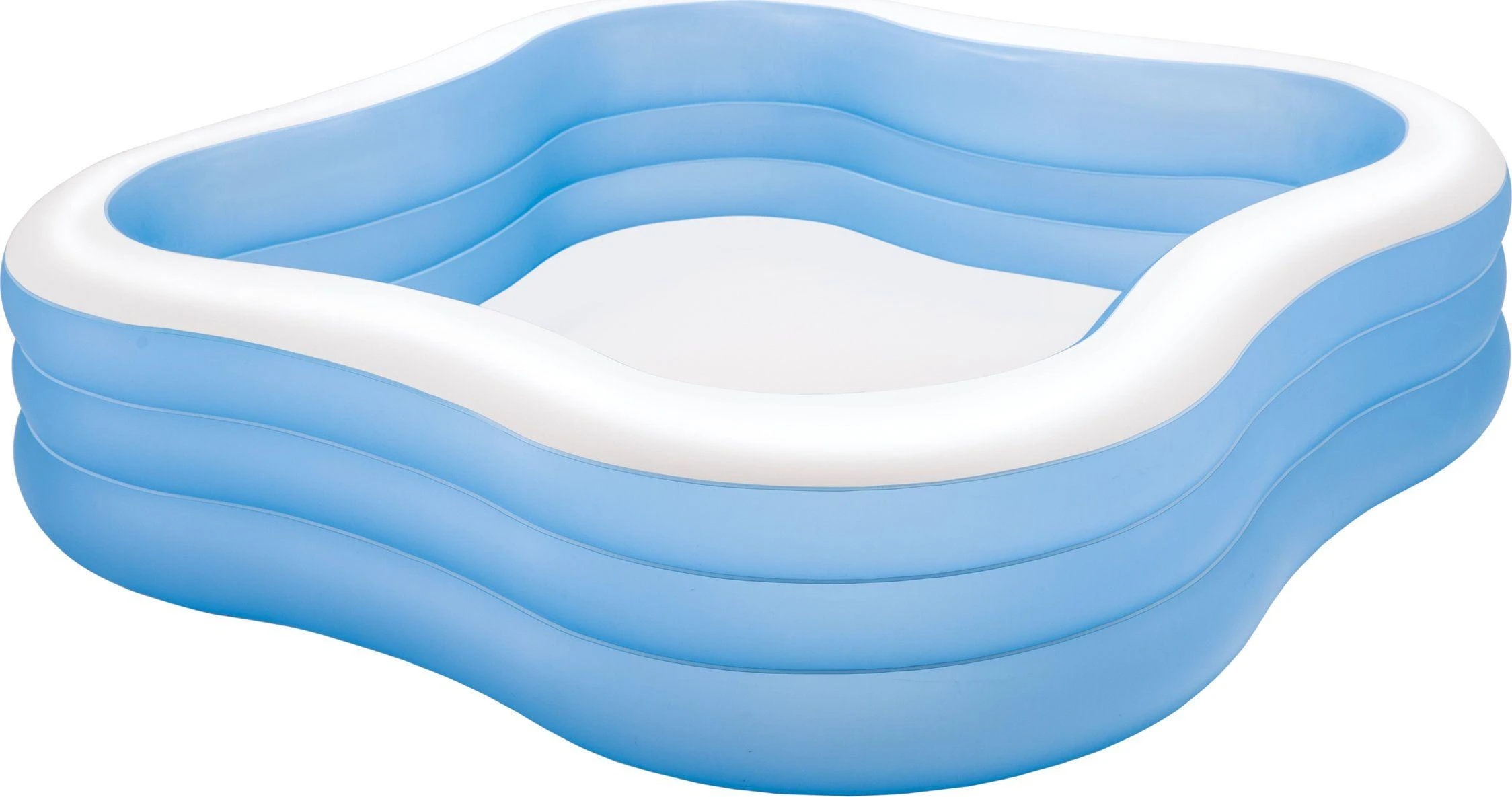 Pripučiamas baseinas INTEX Beach Wave Swim Center Pool 229x229x56cm