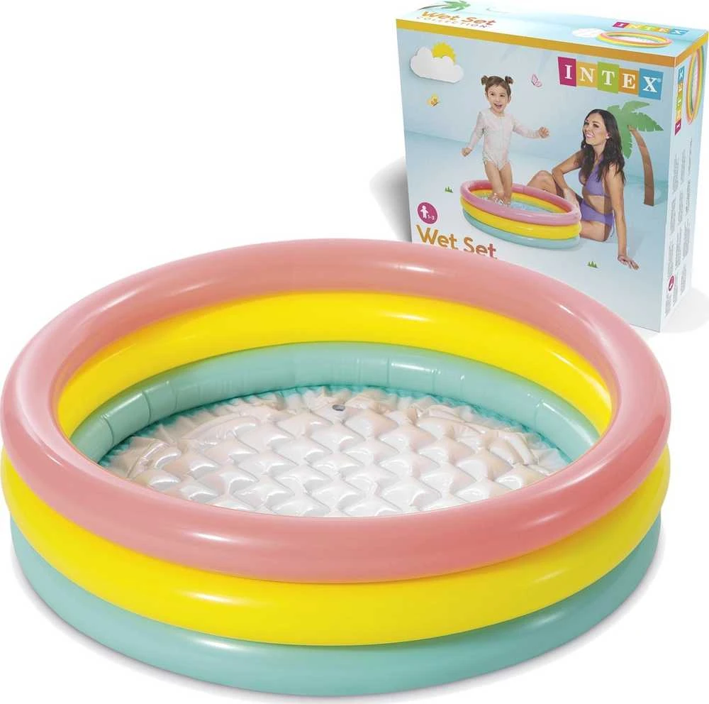 Vaikiškas baseinas vaivorykštė 58924 INTEX