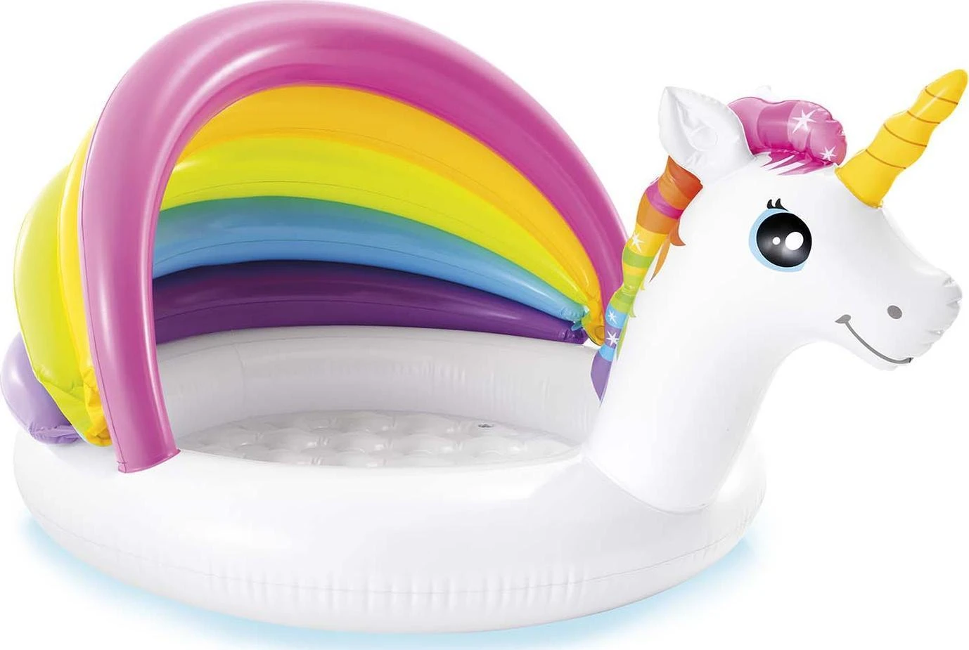 Intex Baby Pool Unicorn Baltas / Spalvotas, Amžius 1-3, 127 x 102 x 69 cm