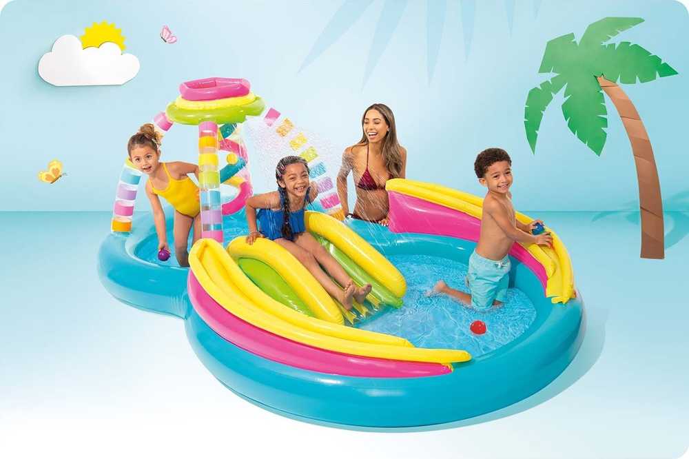 Pripučiama žaidimų aikštelė „Intex 56137 Rainbow“