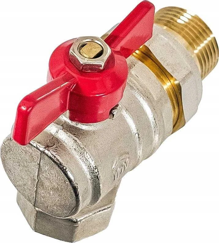 Invena ANGLE VANDENS VOŽTUVAS SU MONTUATU DN-25 Juodas
