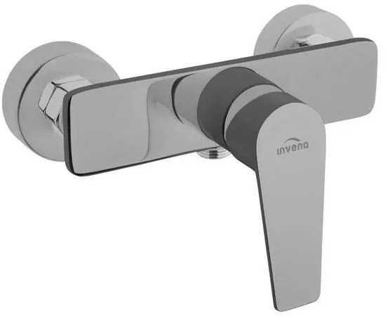 Dušo maišytuvas Invena baterija natryskowa Dokos juoda/chrom BN-19-004-V