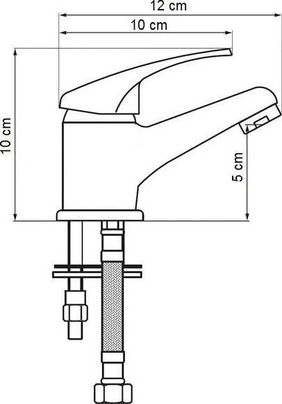 Invena Dušo komplektas SIROS 3-FUNCTION SHOWER SET. - AU-80-001-M