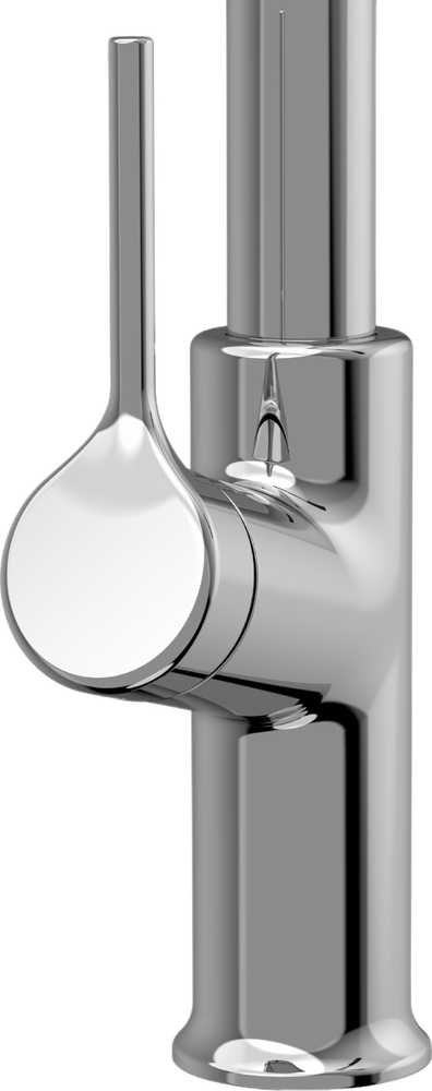 Virtuvinis maišytuvas Invena Sink mixer FARSALA, with pull-out spout, chrome color.