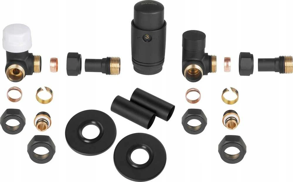 Invena INVENA KPL TERMOSTATAS. AXIAL JUODA