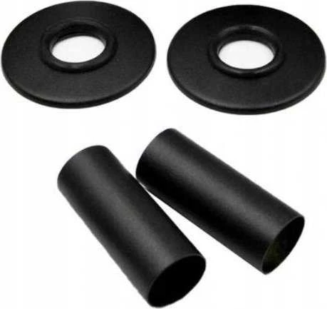Invena Invena maskavimo rinkinys radiatoriui pajungti, juodas UA-11-C15