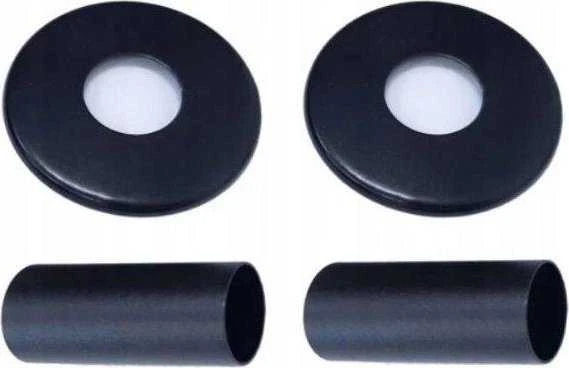 Invena Invena maskavimo rinkinys radiatoriui pajungti, juodas UA-11-C15