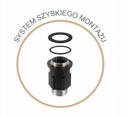Virtuvinis maišytuvas Invena Invena baterija kuchenna Ksanti Inox, inox/juoda BZ-37-I43-L