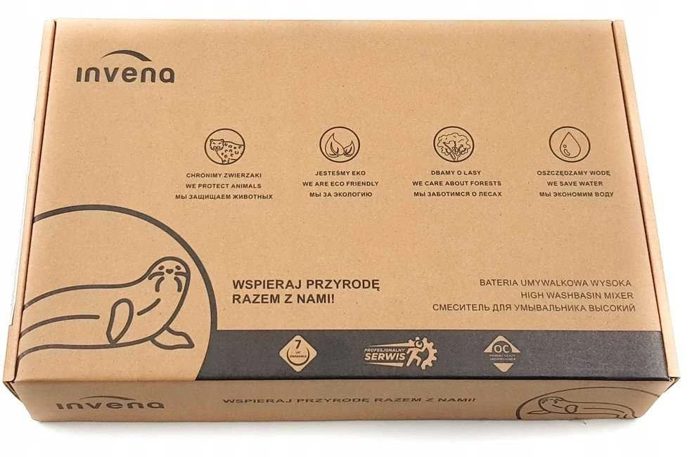 Vonios maišytuvas Invena MIXER BATH NERI WITH SHOWER SET COPPER